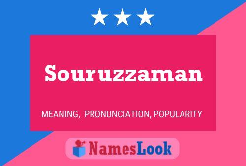 ملصق اسم Souruzzaman