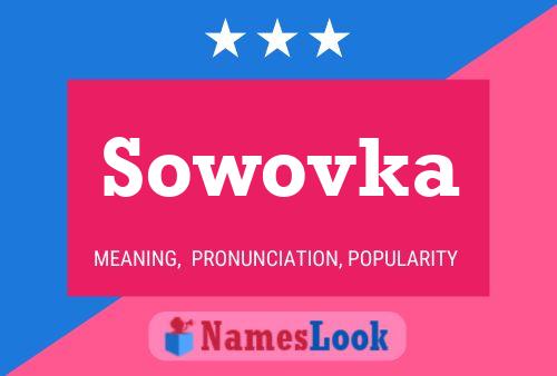 ملصق اسم Sowovka