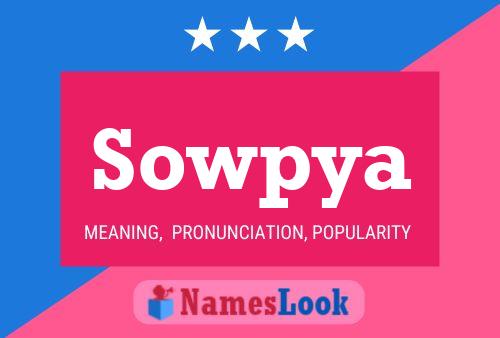 ملصق اسم Sowpya