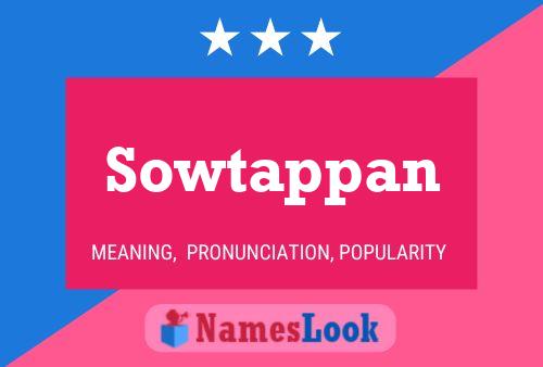 ملصق اسم Sowtappan