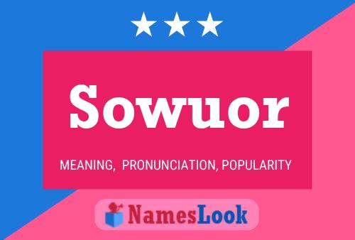 ملصق اسم Sowuor