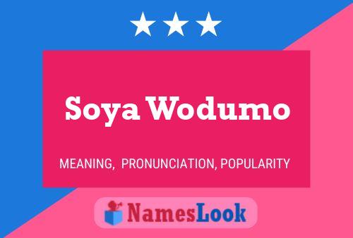 ملصق اسم Soya Wodumo