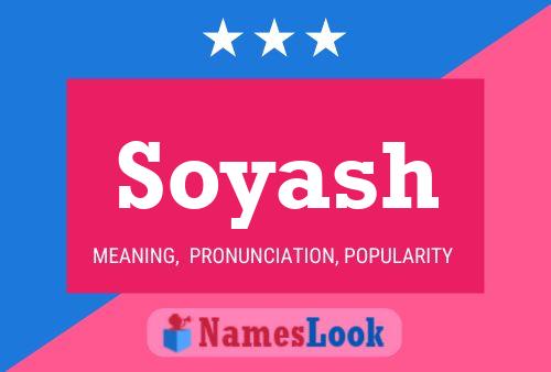 ملصق اسم Soyash