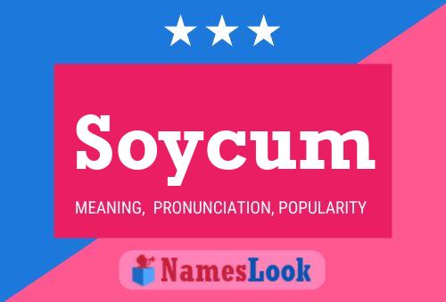 ملصق اسم Soycum