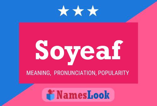 ملصق اسم Soyeaf