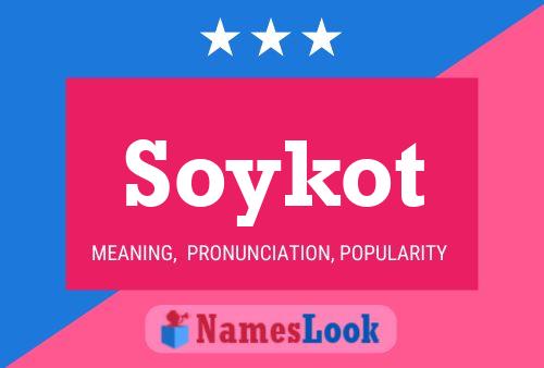 ملصق اسم Soykot