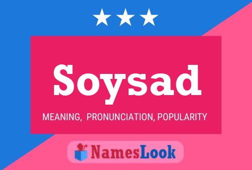 ملصق اسم Soysad