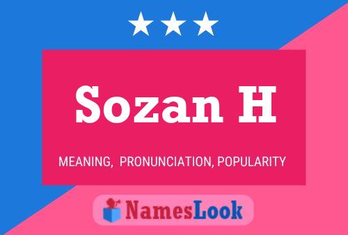 ملصق اسم Sozan H