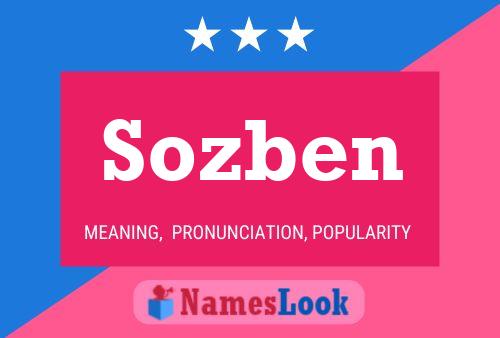 ملصق اسم Sozben