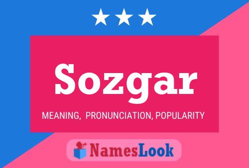 ملصق اسم Sozgar