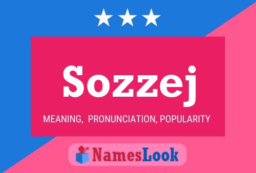 ملصق اسم Sozzej