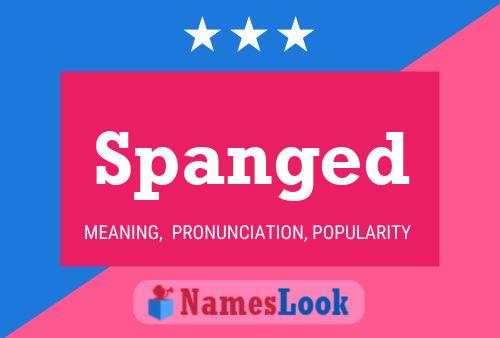 ملصق اسم Spanged