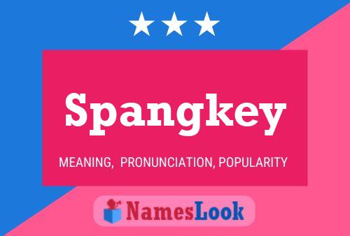 ملصق اسم Spangkey