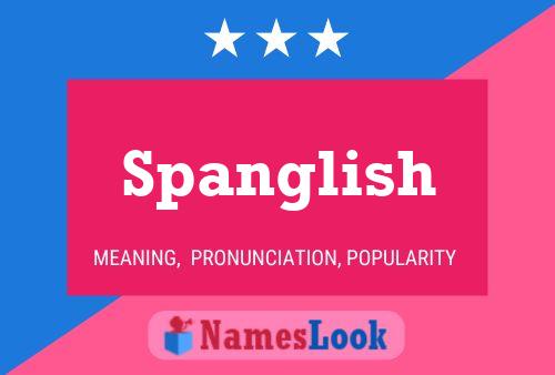 ملصق اسم Spanglish