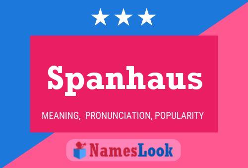 ملصق اسم Spanhaus