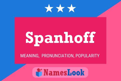 ملصق اسم Spanhoff