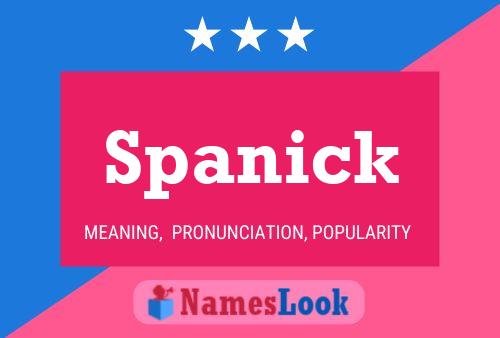 ملصق اسم Spanick