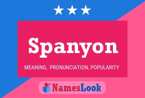 ملصق اسم Spanyon