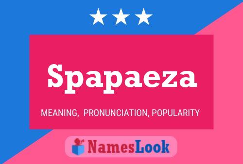 ملصق اسم Spapaeza