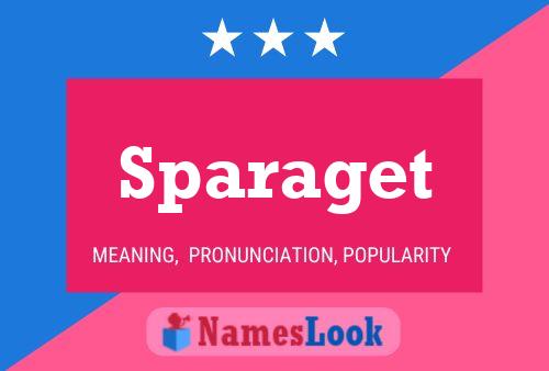 ملصق اسم Sparaget