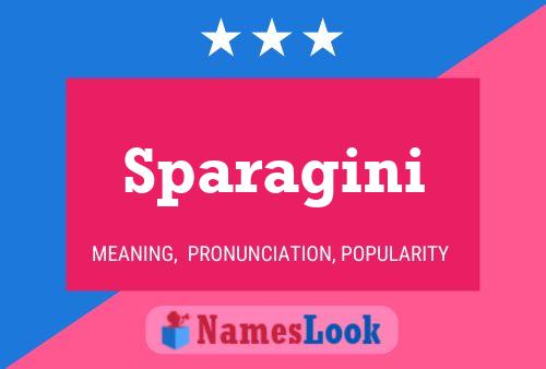 ملصق اسم Sparagini