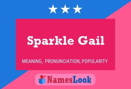 ملصق اسم Sparkle Gail