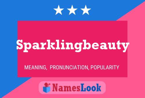 ملصق اسم Sparklingbeauty