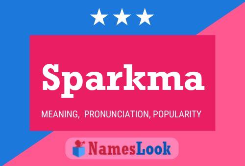 ملصق اسم Sparkma