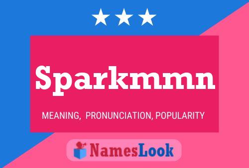 ملصق اسم Sparkmmn