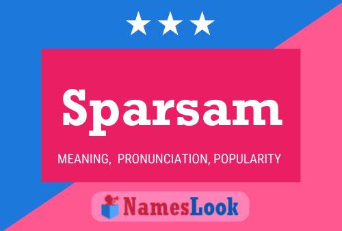 ملصق اسم Sparsam