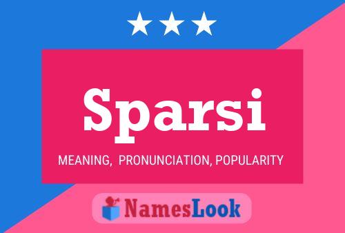 ملصق اسم Sparsi