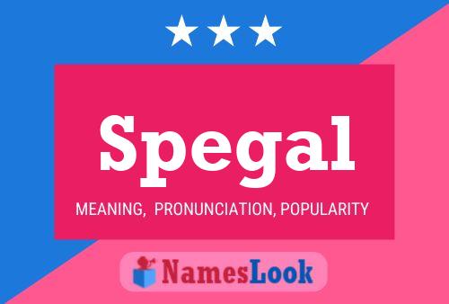 ملصق اسم Spegal