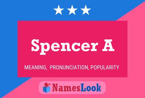 ملصق اسم Spencer A