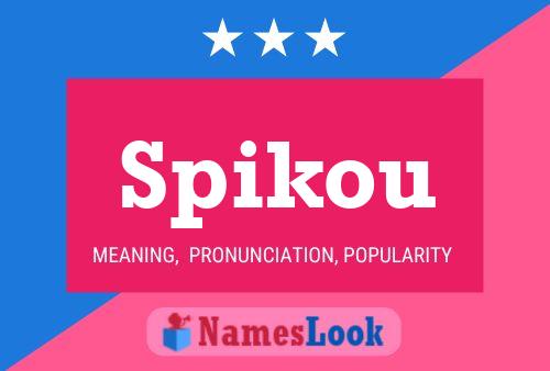 ملصق اسم Spikou