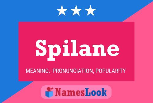 ملصق اسم Spilane