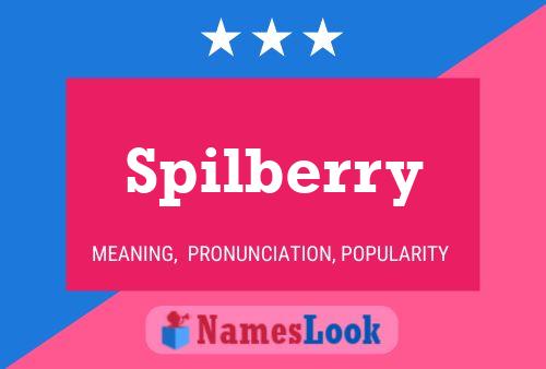 ملصق اسم Spilberry