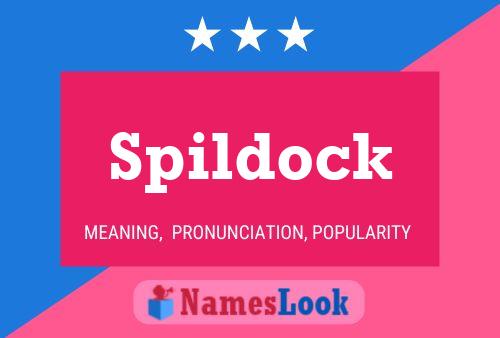 ملصق اسم Spildock