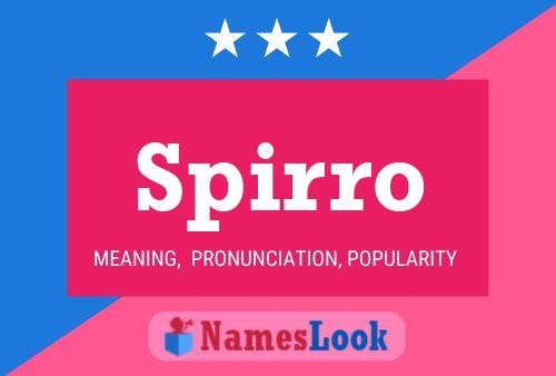 ملصق اسم Spirro