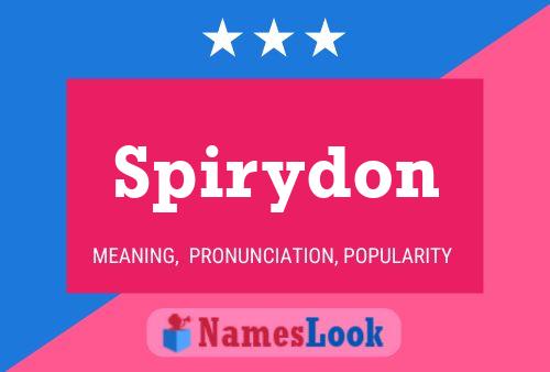 ملصق اسم Spirydon