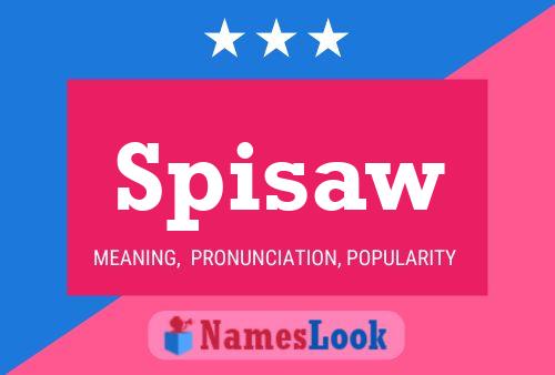 ملصق اسم Spisaw