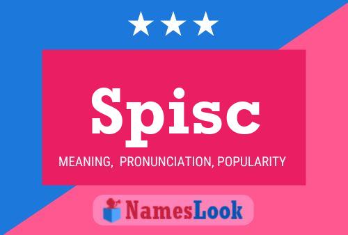 ملصق اسم Spisc