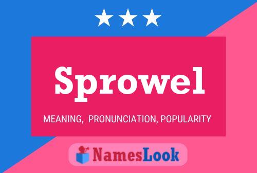 ملصق اسم Sprowel