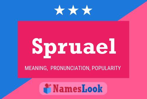 ملصق اسم Spruael