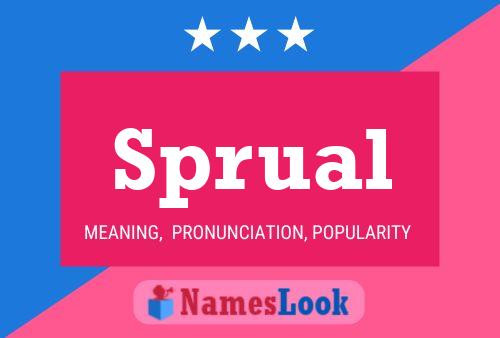 ملصق اسم Sprual