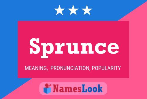 ملصق اسم Sprunce