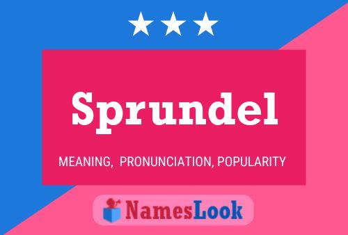 ملصق اسم Sprundel