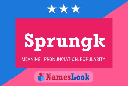 ملصق اسم Sprungk