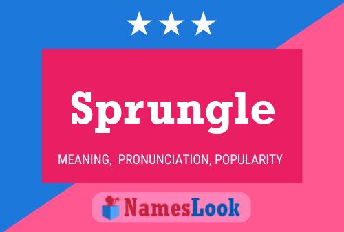 ملصق اسم Sprungle