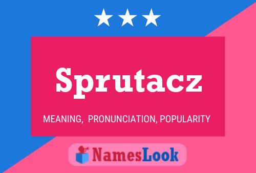 ملصق اسم Sprutacz