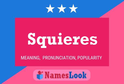 ملصق اسم Squieres